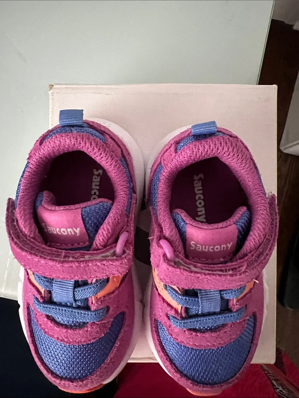 Saucony Kids Purple, Blue & Orange Sneakers